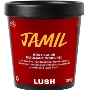 Lush Jamil body scrub